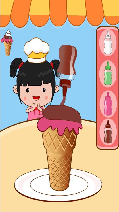 丫丫冷饮店，丫丫幼儿早教游戏截图