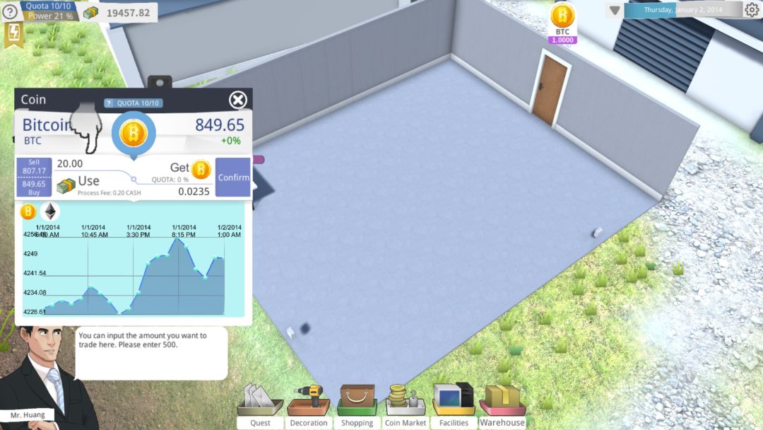 Bitcoin Tycoon - Mining Simulation Game游戏截图