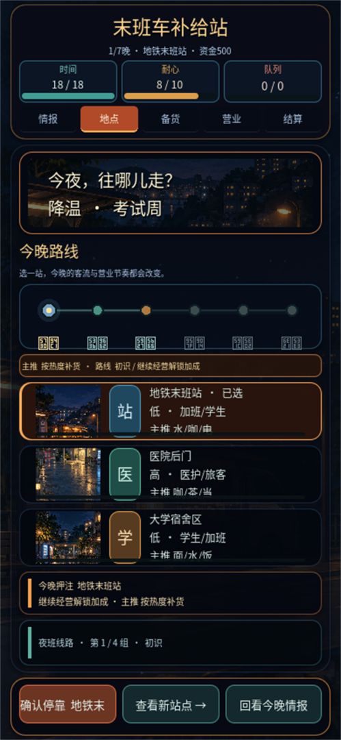 末班车补给站游戏截图