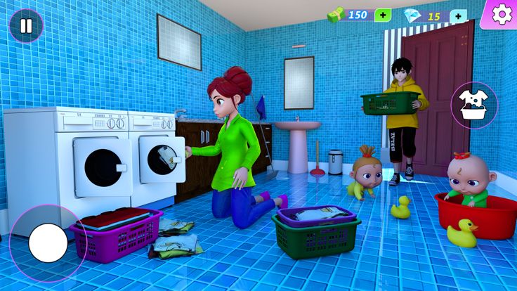 双胞胎妈妈的家庭生活游戏截图