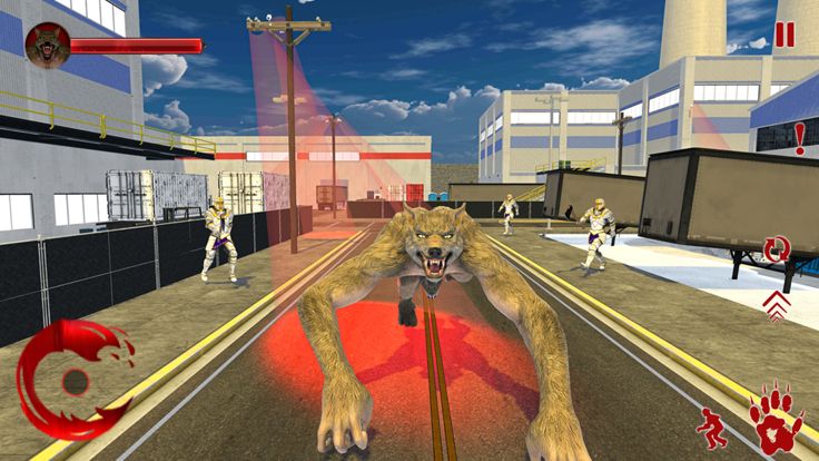 饿了 狼人 怪物 攻击游戏截图