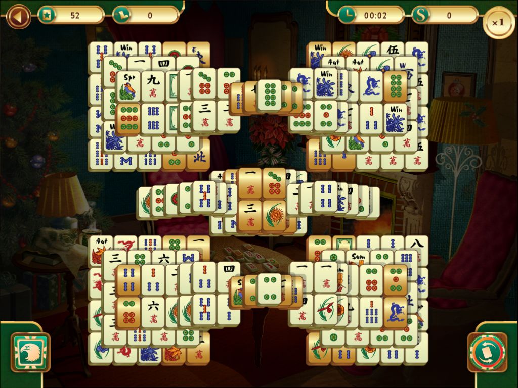 Christmas Mahjong游戏截图