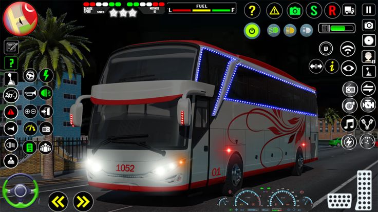 Euro City Bus Drive Games 3D游戏截图