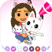 Baby Dollhouse Color By Numbericon