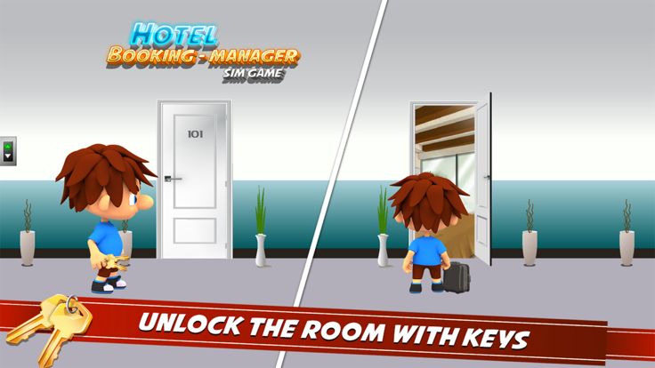 酒店收银台  预订管理孩子们游戏游戏截图