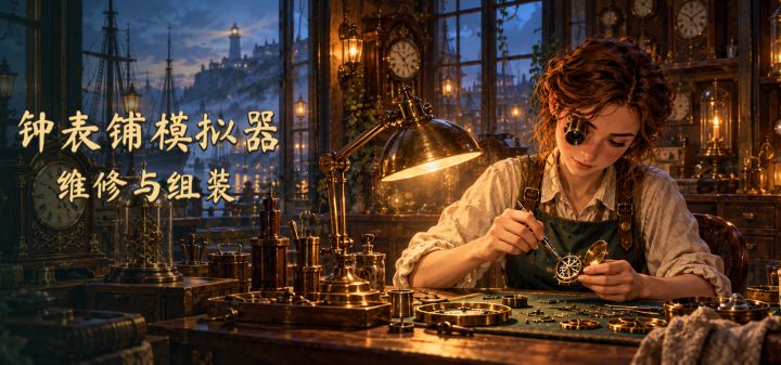 钟表铺模拟器：维修与组装 封面