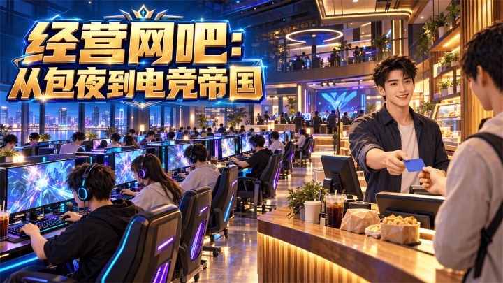 经营网吧：从包夜到电竞帝国 封面