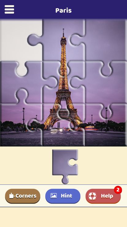Paris Sightseeing Puzzle游戏截图