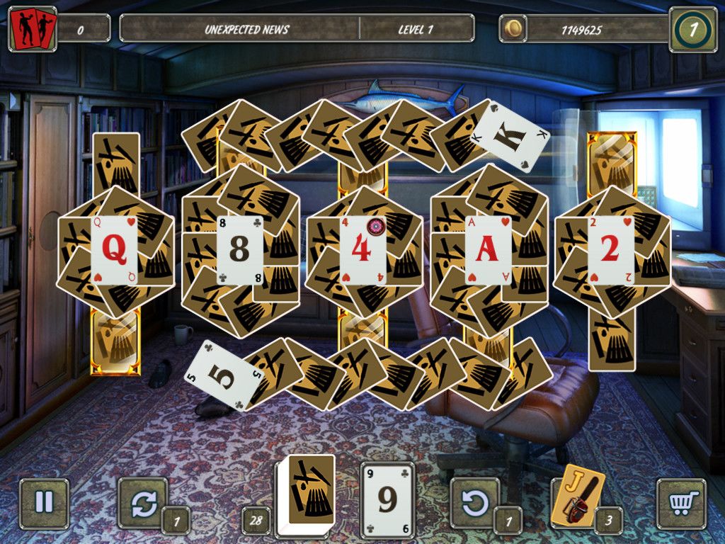 Dangerous Solitaire. Zombie Fever游戏截图