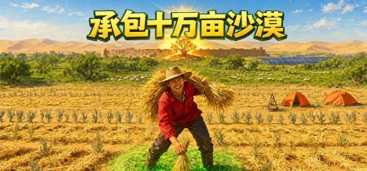 承包十万亩沙漠 封面