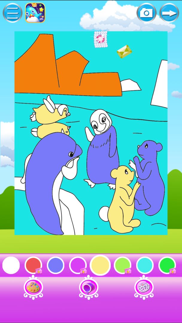 涂色书游戏截图