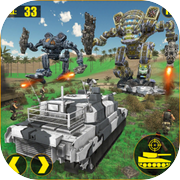 Tanks Vs Robots Futuristic Waricon