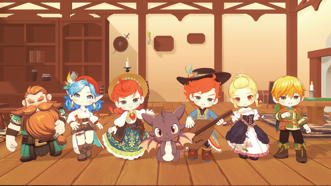 龙之歌：美食与冒险游戏截图