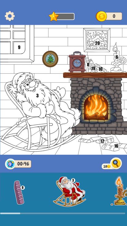 Sticker Puzzle - Coloring Book游戏截图