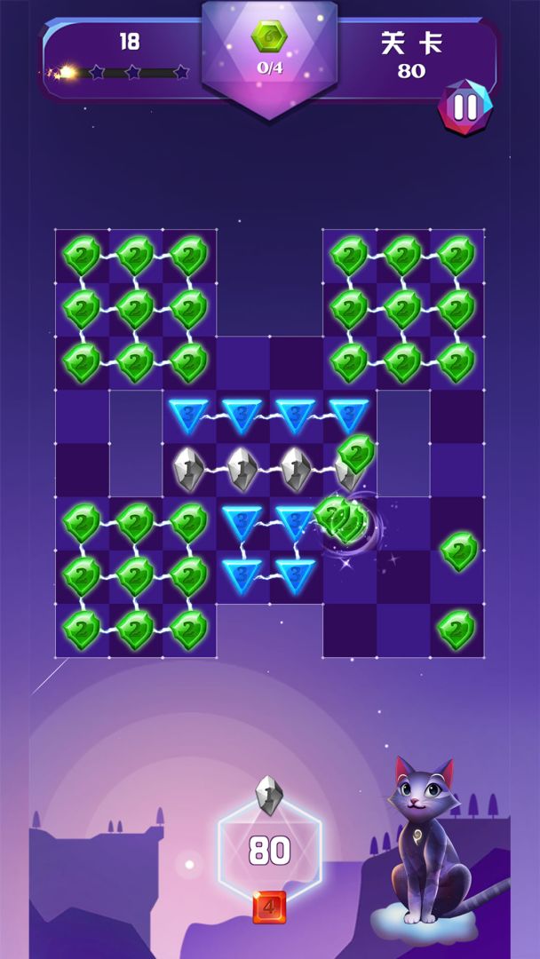 猫咪宝石消消乐游戏截图