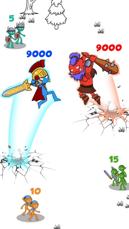 Stickman Battle: Survival.io游戏截图