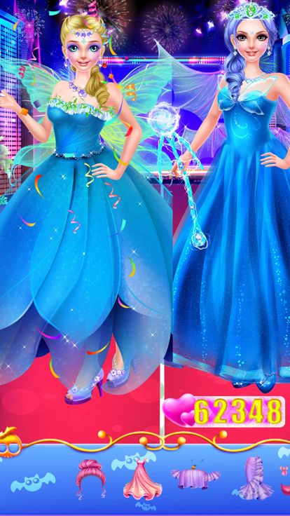 仙女公主装扮化妆-吸血鬼女孩故事游戏截图