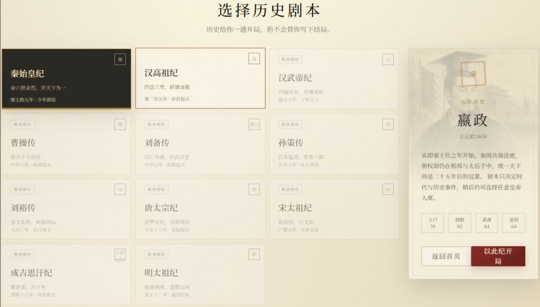 五百年王朝：四时治世游戏截图