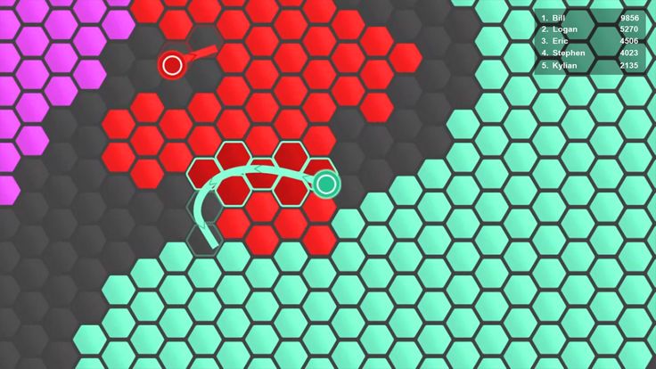 Superhex.io: Hexagons War游戏截图