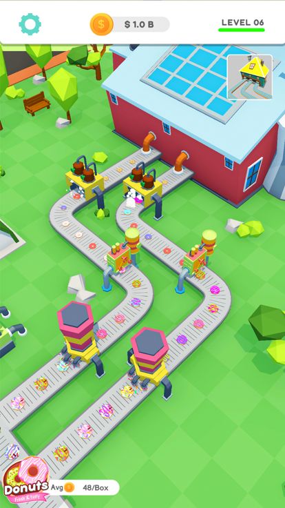 空闲甜甜圈工厂游戏截图