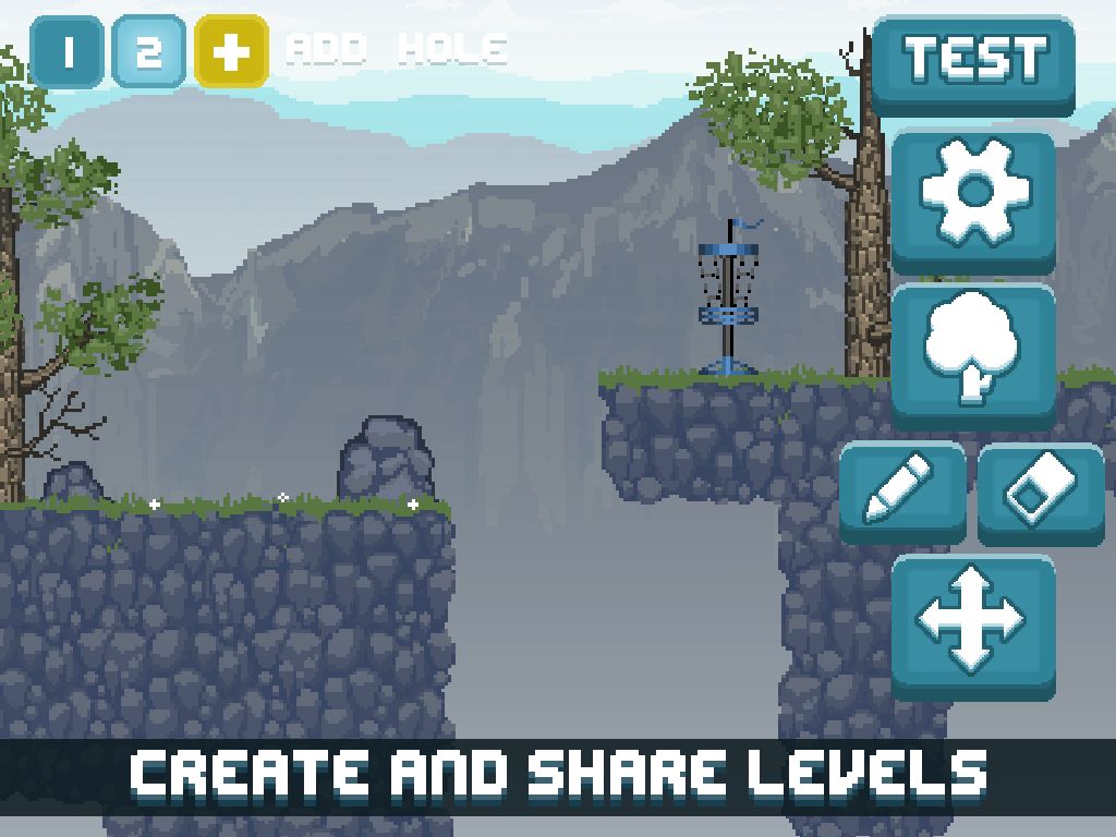 Pixel Disc Golf 2游戏截图