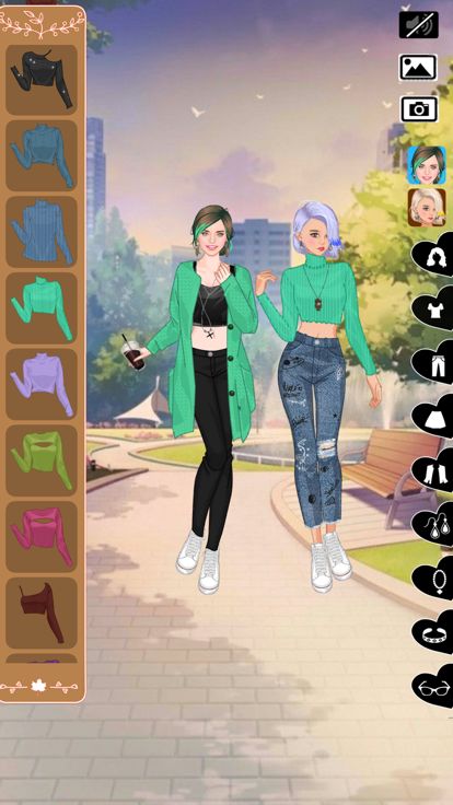 Autumn fashion dress up game游戏截图