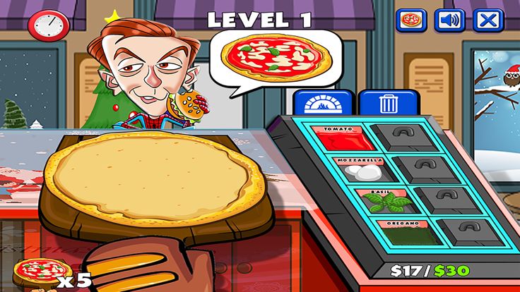 比萨游戏儿童烹饪店免费的应用程序游戏截图