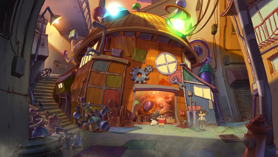 蜡笔小新“煤炭镇的小白”游戏截图