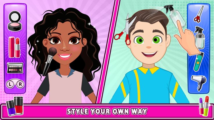 迷你城市时尚沙龙游戏截图