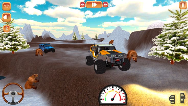 越野吉普车驾驶和停车游戏截图