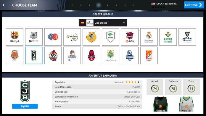 iBasketball Manager 22游戏截图