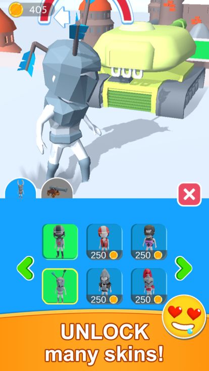 Fort Castle Snowball Cannon游戏截图