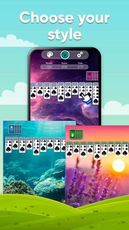 Spider Solitaire 游戏截图