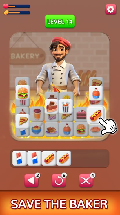 匹配大师3D点击瓷砖游戏游戏截图