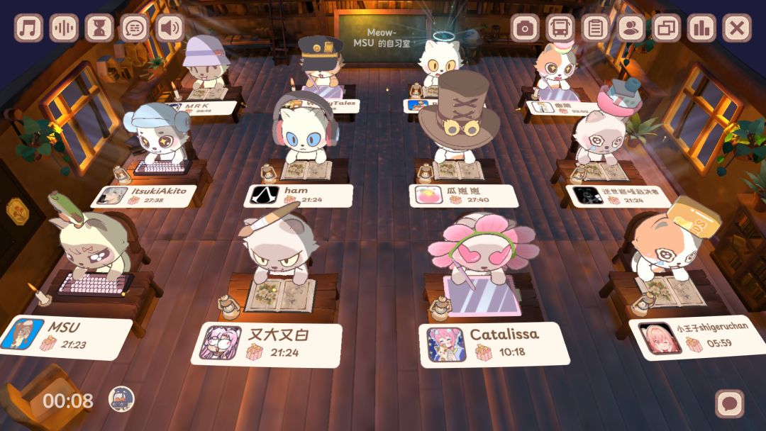 萌宠不摸鱼:Lofi猫游戏截图