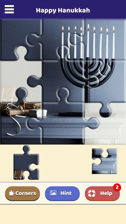 Happy Hanukkah Puzzle游戏截图