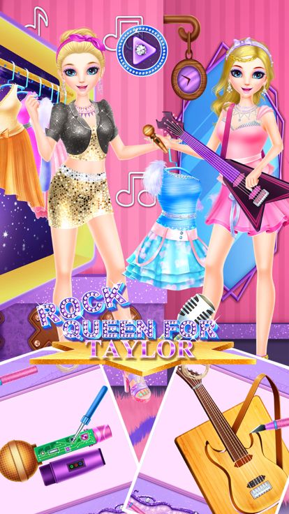 泰勒之摇滚皇后乐队-女孩游戏游戏截图