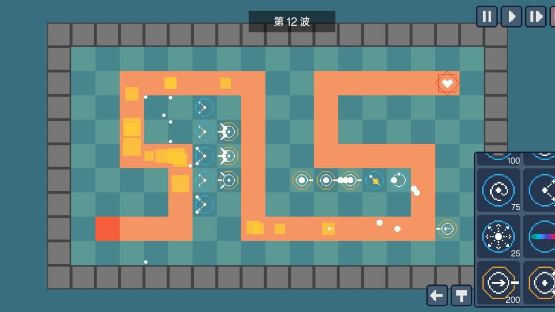 魔法塔防游戏截图