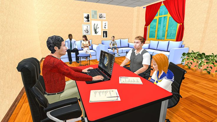 高中樱花老师3D游戏截图