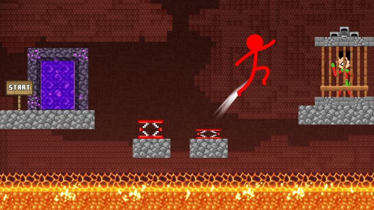 Stickman Parkour Race & Jump游戏截图