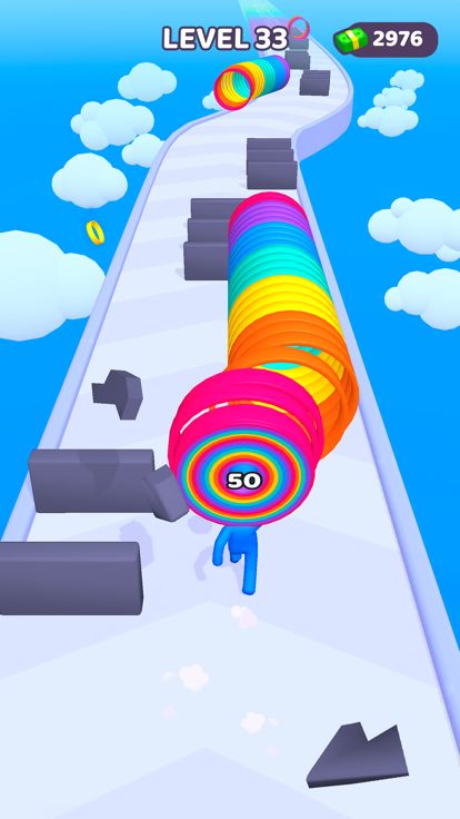 千层小子3D:快跑与收集游戏截图