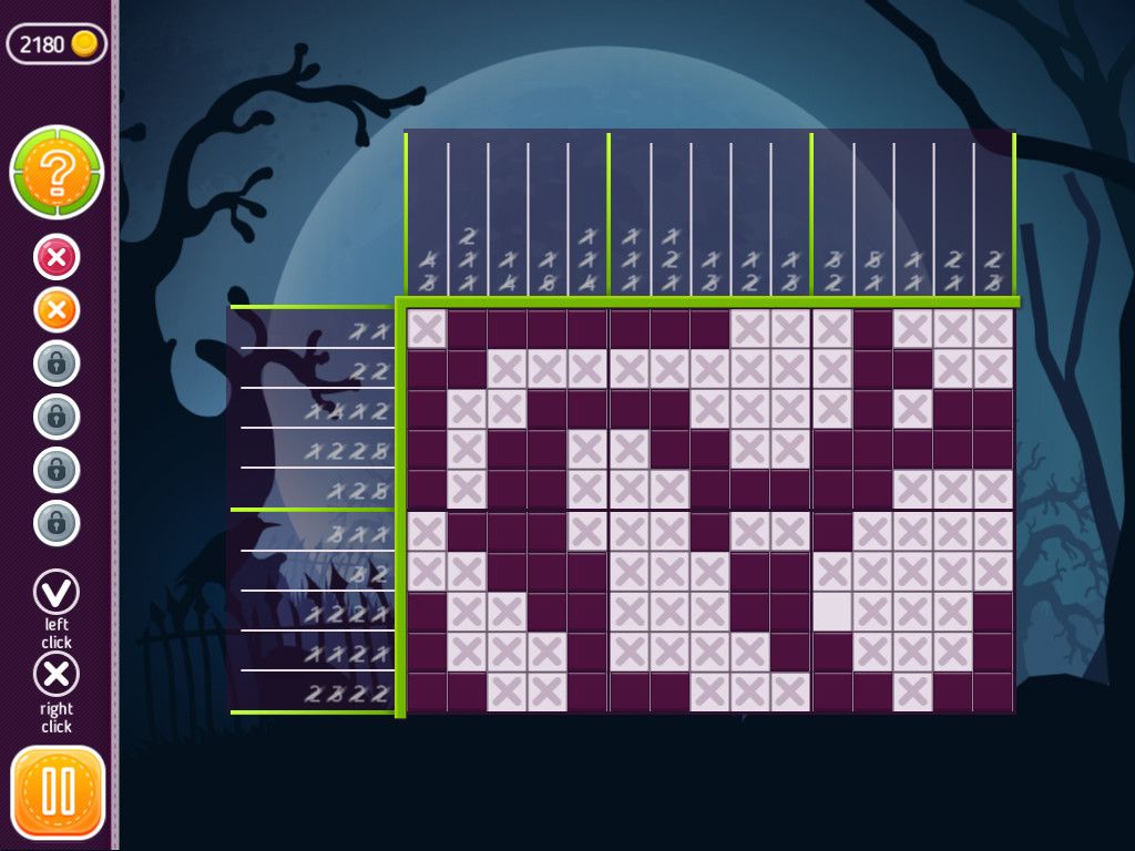 Halloween Riddles Mysterious Griddlers游戏截图