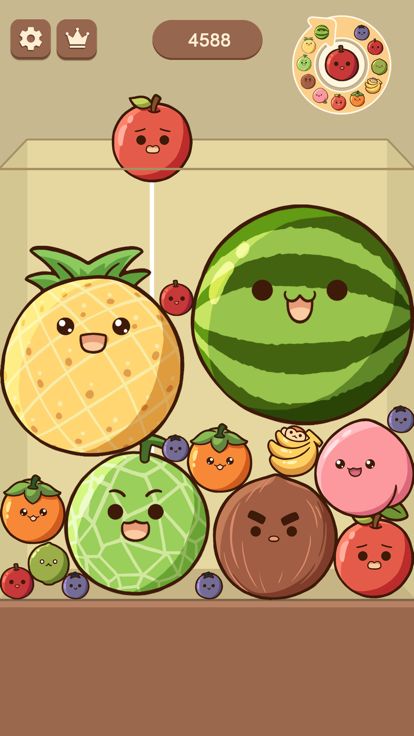 Watermelon Drop: Fruit Merge游戏截图