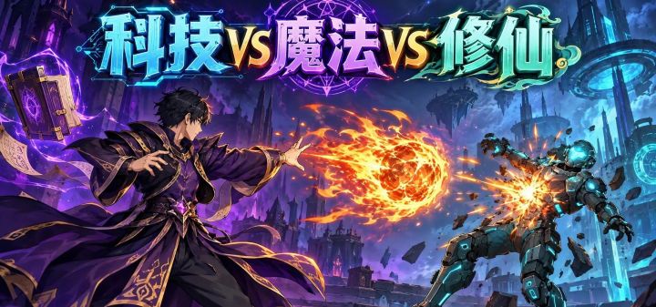 科技VS魔法VS修仙 封面