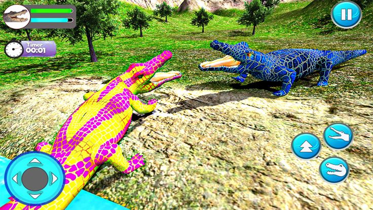 Crocodile Attack Wild Sim Game游戏截图