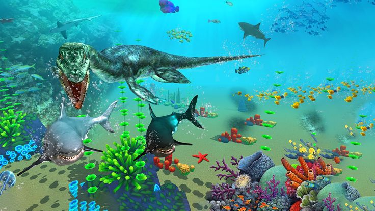 Sea Monster Game-City Dinosaur游戏截图