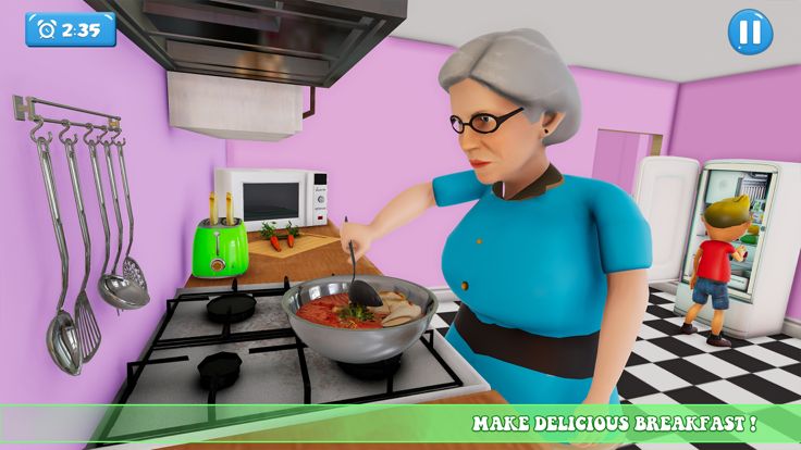 Virtual Granny Happy Family 3D游戏截图