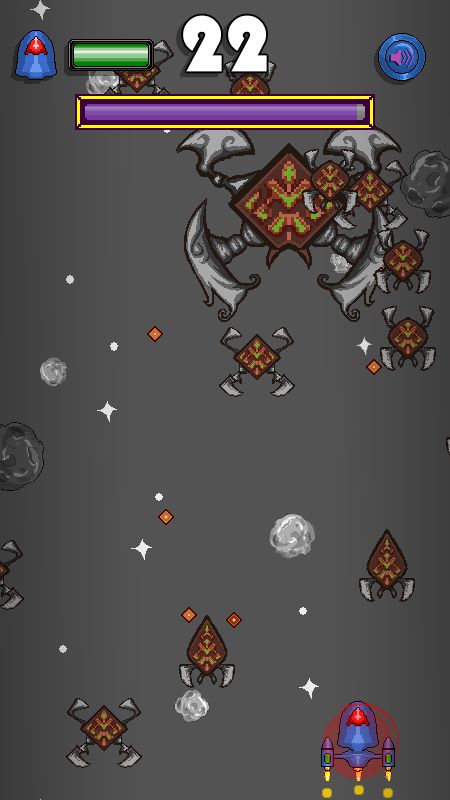 像素飞机游戏截图