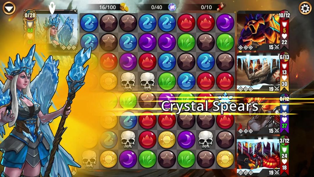 Gems of War - Puzzle RPG游戏截图