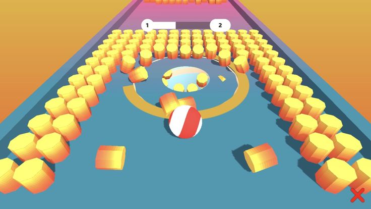 3D吞噬黑洞球游戏截图